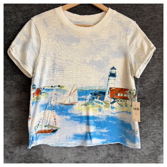 MAEVE The Caitlin Boxy Tee By In Blue - Picture 2 of 7